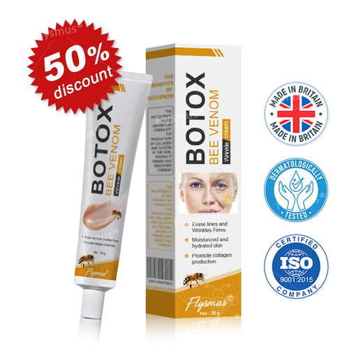 💐🐝MHRA Approved✨Flysmus® Botox Bee Venom Wrinkle Removal Cream-Last Day Promotion 70% OFF