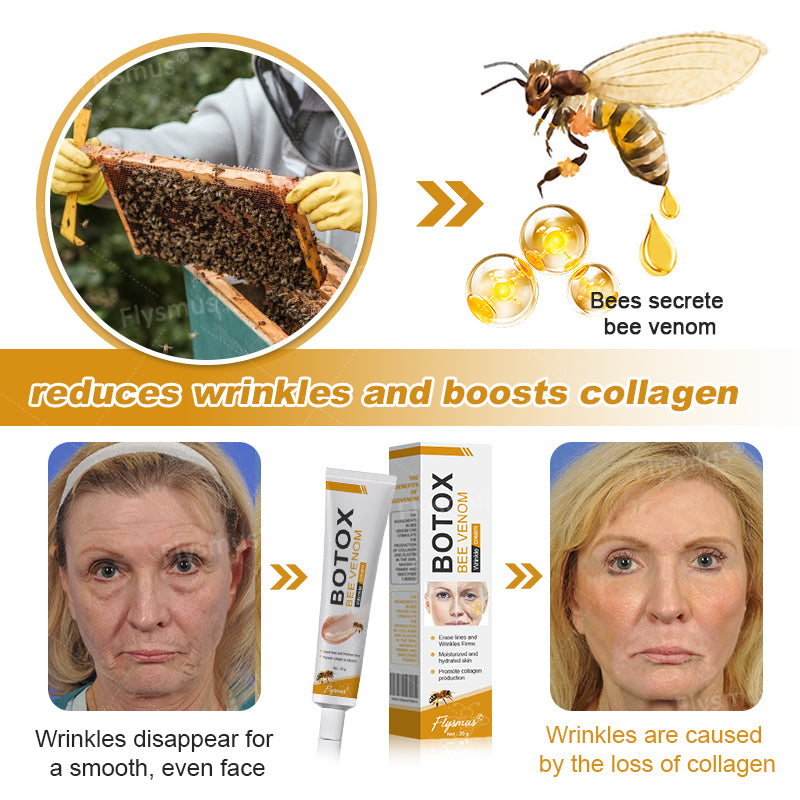 💐🐝MHRA Approved✨Flysmus® Botox Bee Venom Wrinkle Removal Cream-Last Day Promotion 70% OFF