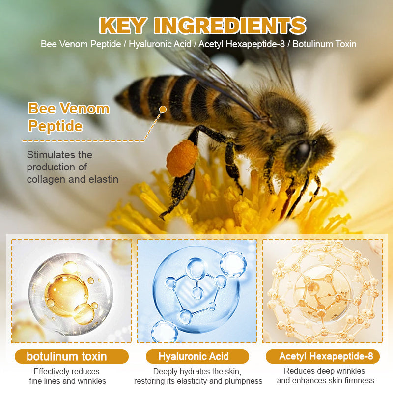 â¨đMHRA Approvedâ¨Furzero⢠Botox Bee Venom Wrinkle Removal Cream-Last Day Promotion 70% OFF