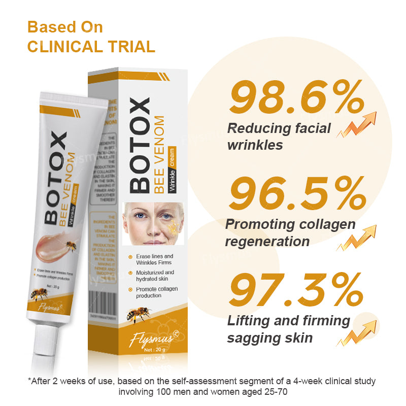 💐🐝MHRA Approved✨Flysmus® Botox Bee Venom Wrinkle Removal Cream-Last Day Promotion 70% OFF