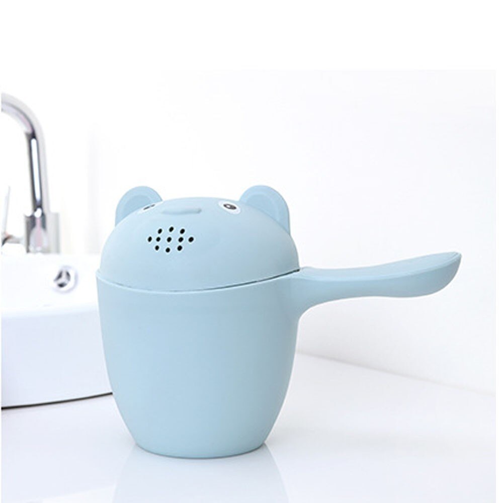 Cute Cartoon Baby Bath Caps Toddle Shampoo Cup Children Bathing Bailer Baby Shower Spoons Child Washing Hair Cup Kids Bath Tool